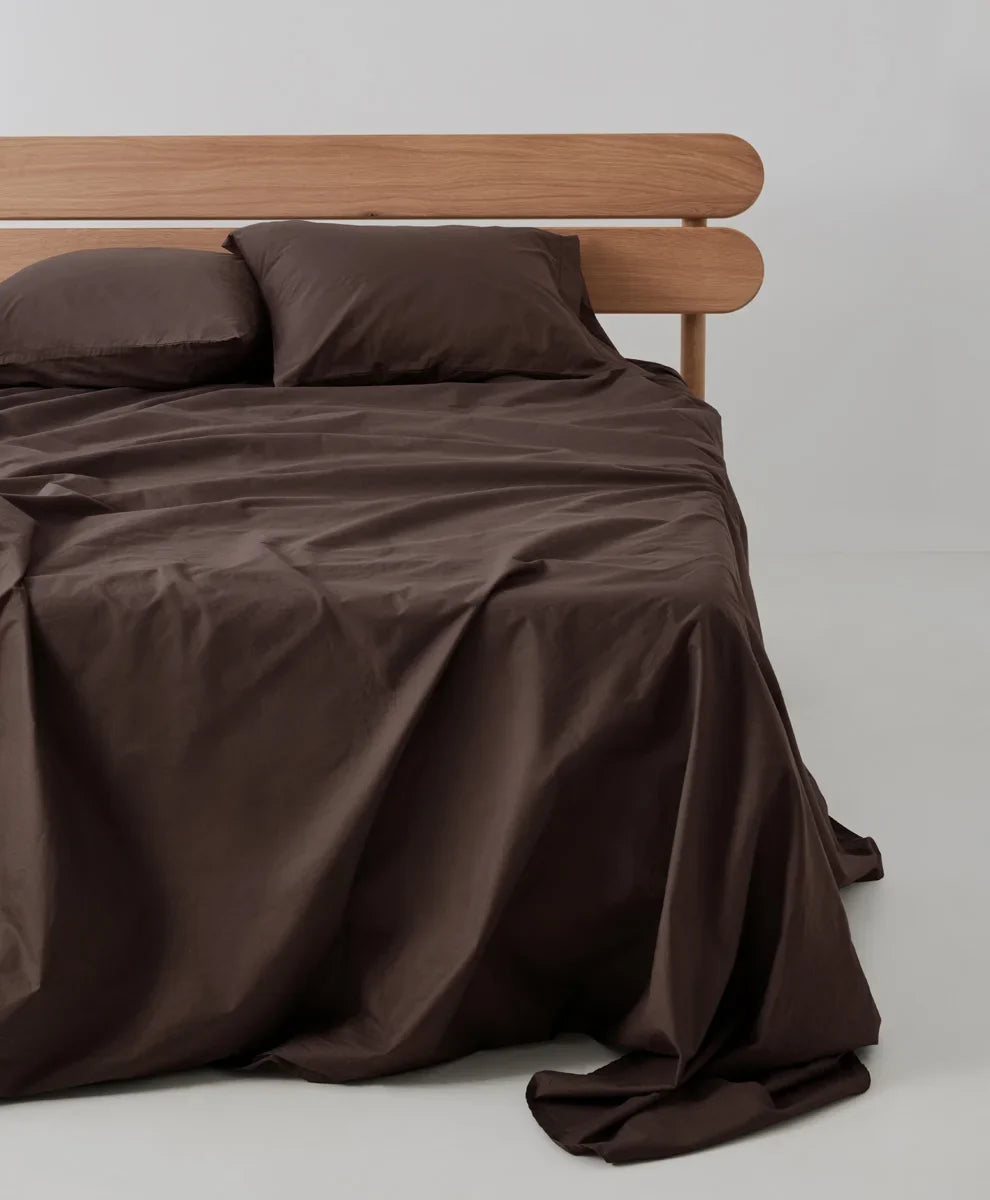organic cool-air percale sheet set