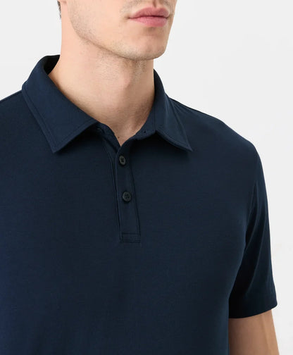 luxe essential slim polo