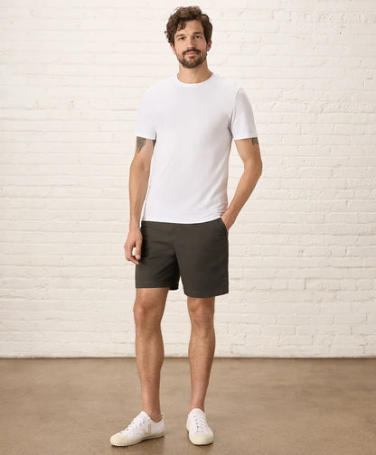 luxe essential slim fit crewneck tee