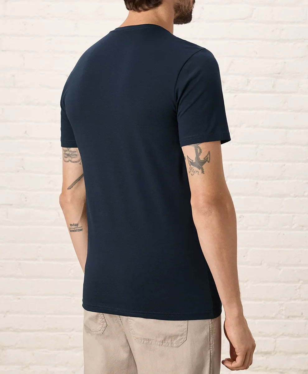 luxe essential slim fit crewneck tee