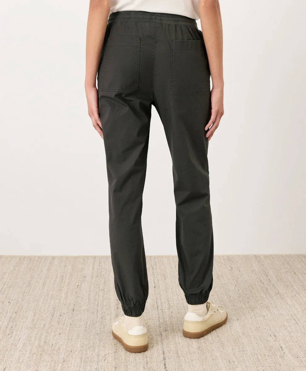 clearance stretch poplin jogger