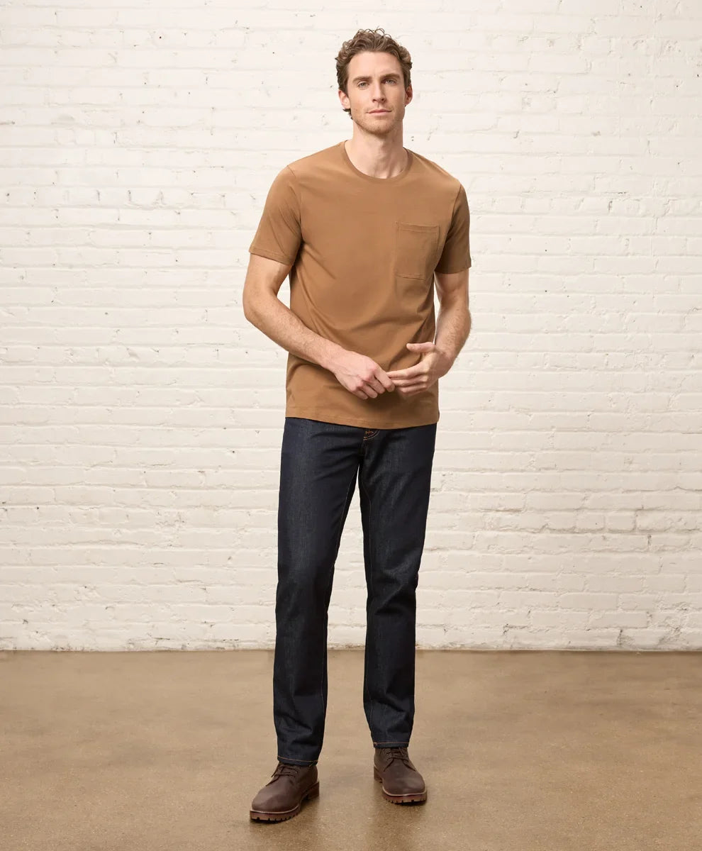 softspun essential pocket crew tee