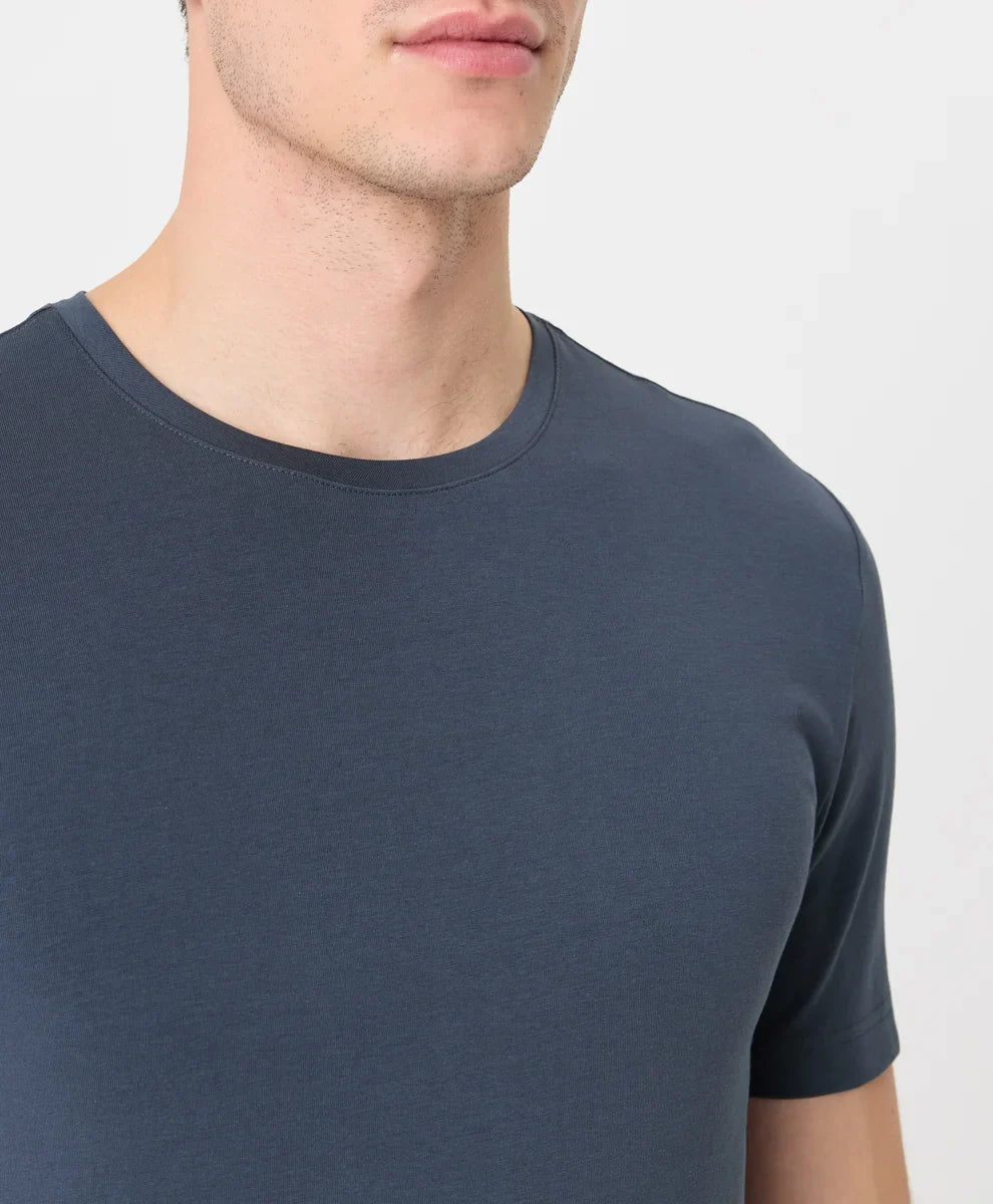 luxe essential slim fit crewneck tee