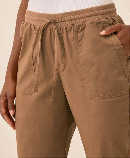 clearance stretch poplin jogger