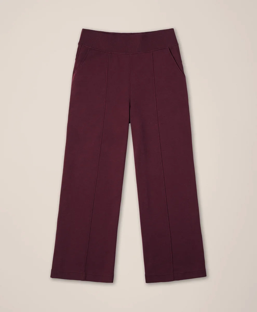 clearance airplane pintuck wide leg pant