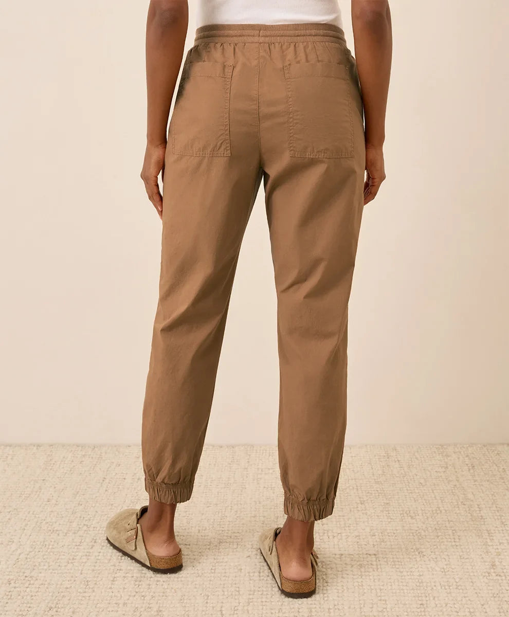 clearance stretch poplin jogger