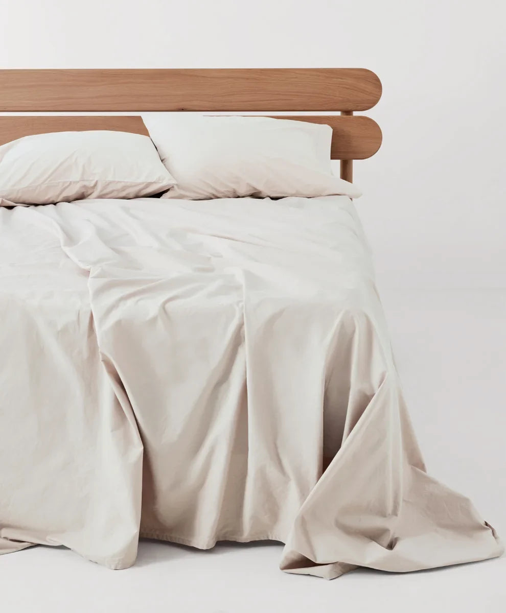 organic cool-air percale sheet set