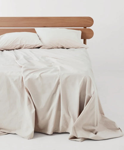 organic cool-air percale sheet set