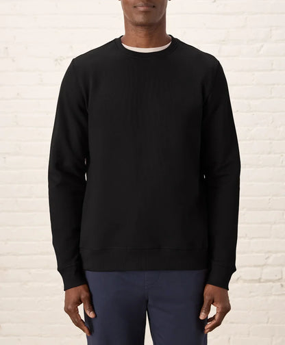 brushed fleece crew sweatshirt