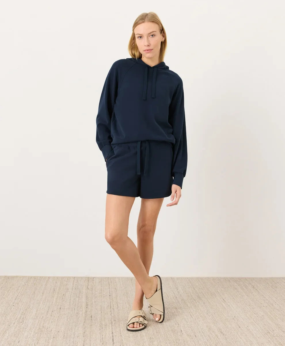 clearance cloudknit curved hem short