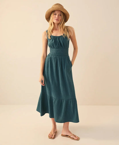 clearance coastal double gauze cami dress
