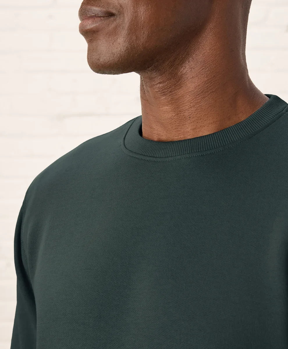 brushed fleece crew sweatshirt