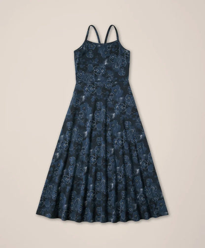 clearance fit & flare midi dress