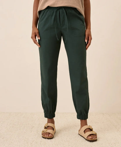 clearance stretch poplin jogger