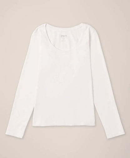clearance softspun long sleeve scoop neck tee