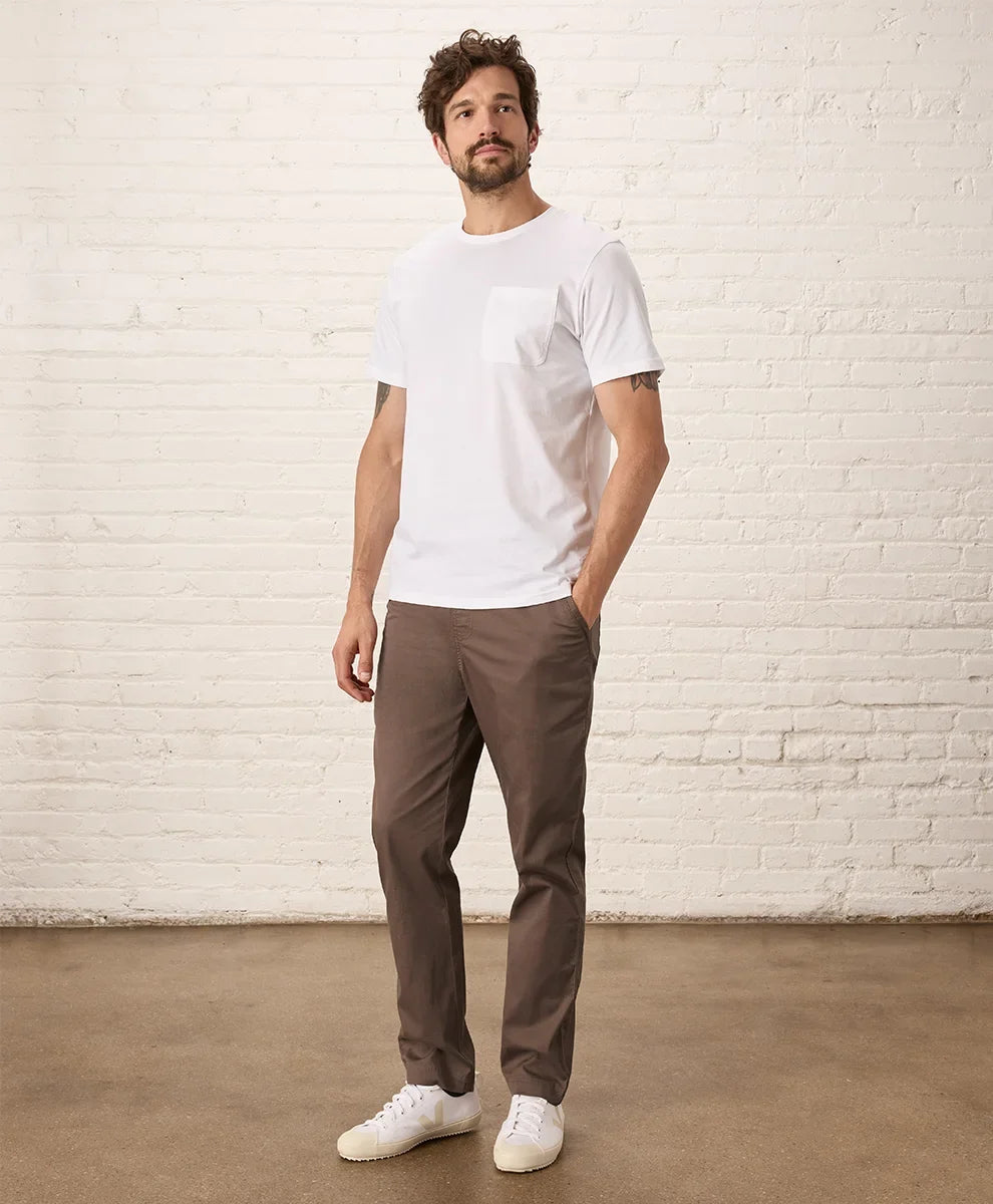 softspun essential pocket crew tee