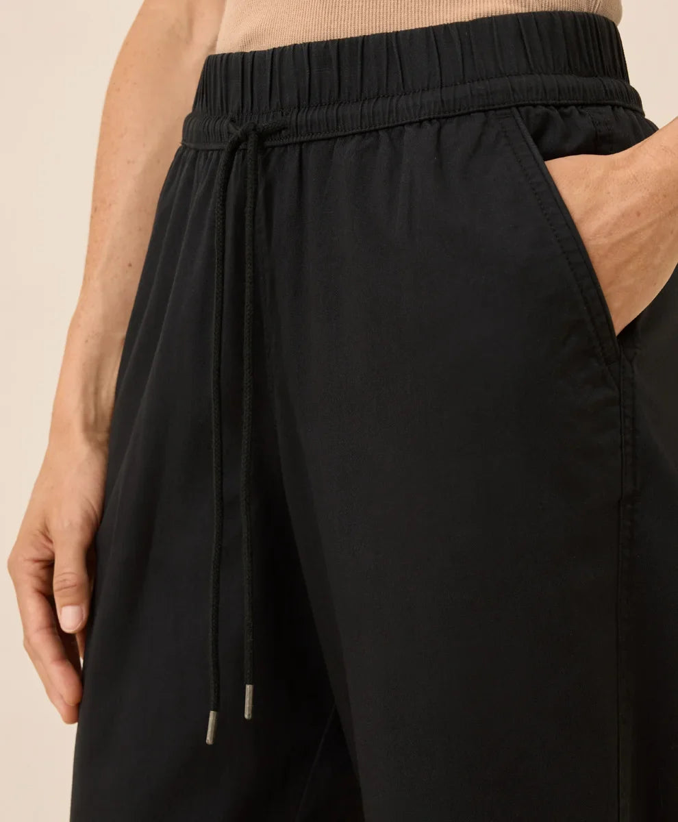 clearance daily twill ultra-high rise tapered pant