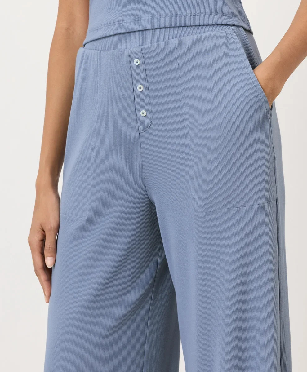 clearance dream rib wide leg lounge pant