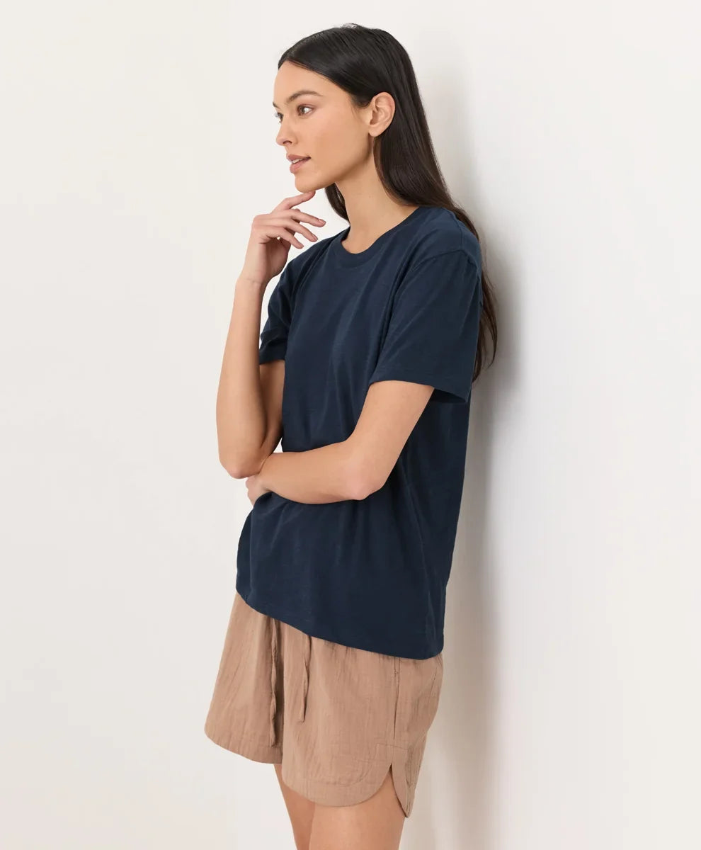 clearance featherweight slub relaxed crewneck tee