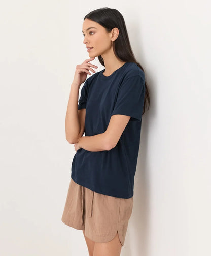 clearance featherweight slub relaxed crewneck tee