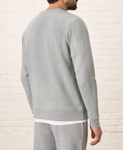 brushed fleece crew sweatshirt