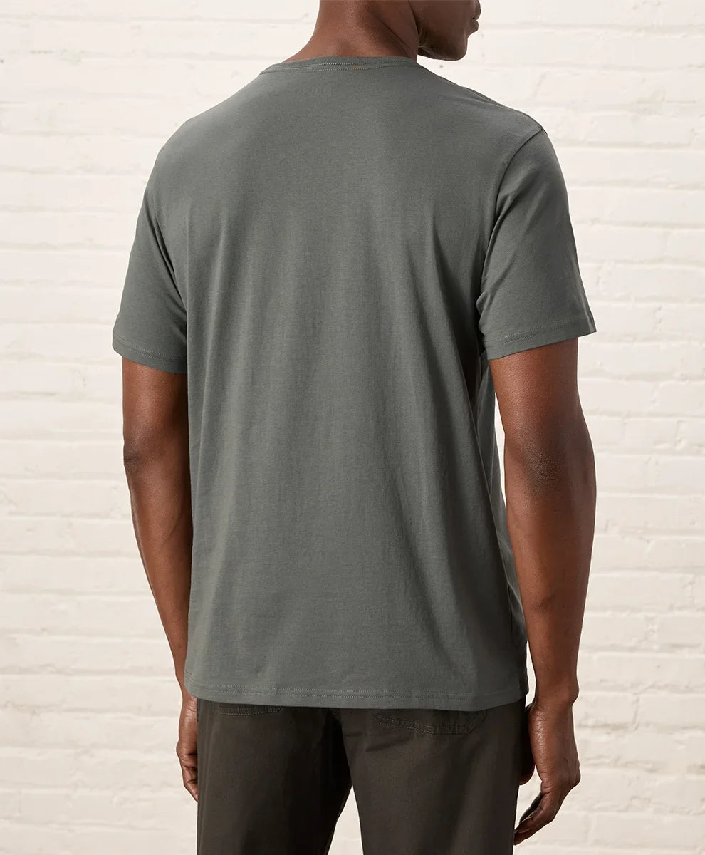 softspun essential pocket crew tee