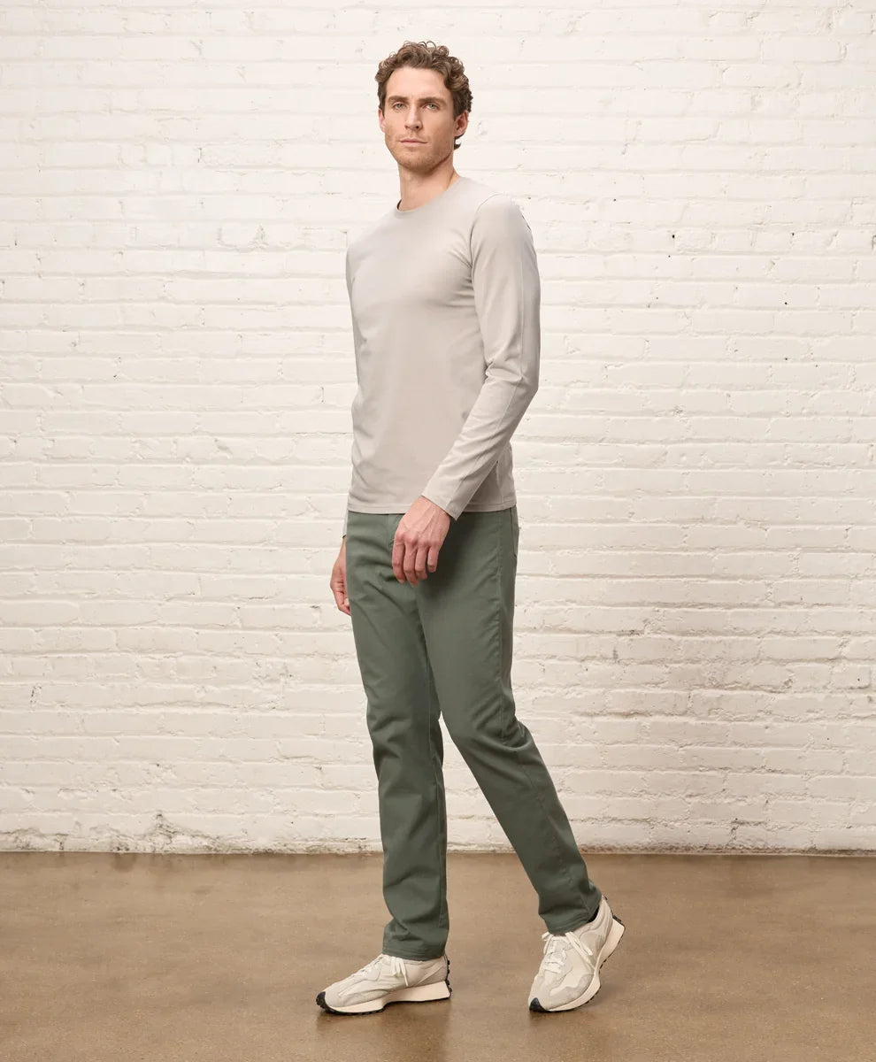 stretch twill 5-pocket pant