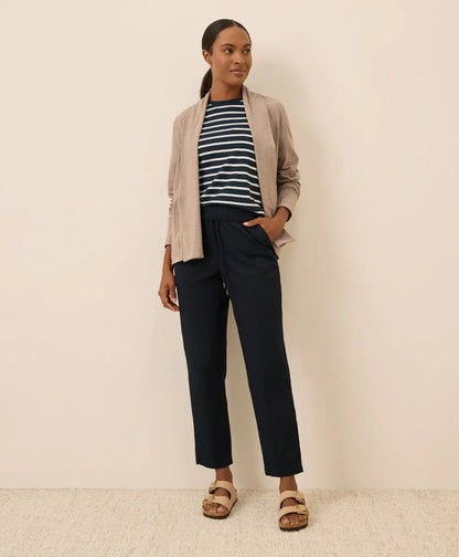 clearance daily twill ultra-high rise tapered pant
