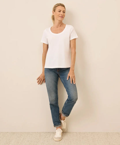 clearance softspun scoop neck tee