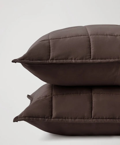 organic quilted sham 2-pack