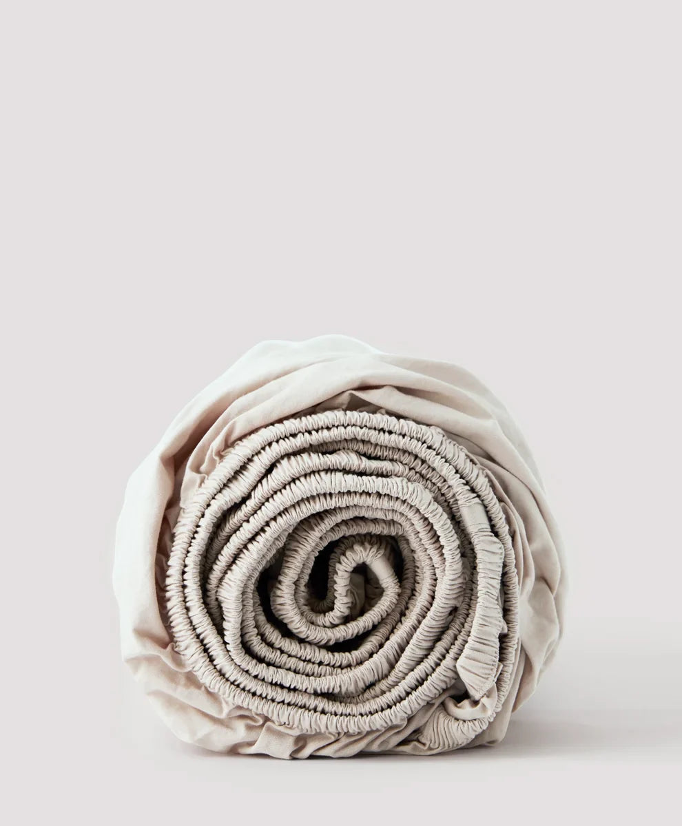 organic cool-air percale fitted sheet