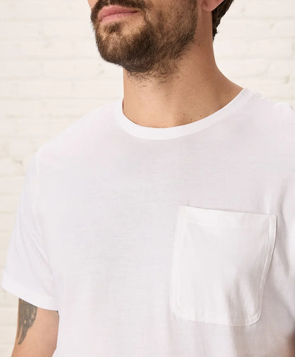 softspun essential pocket crew tee