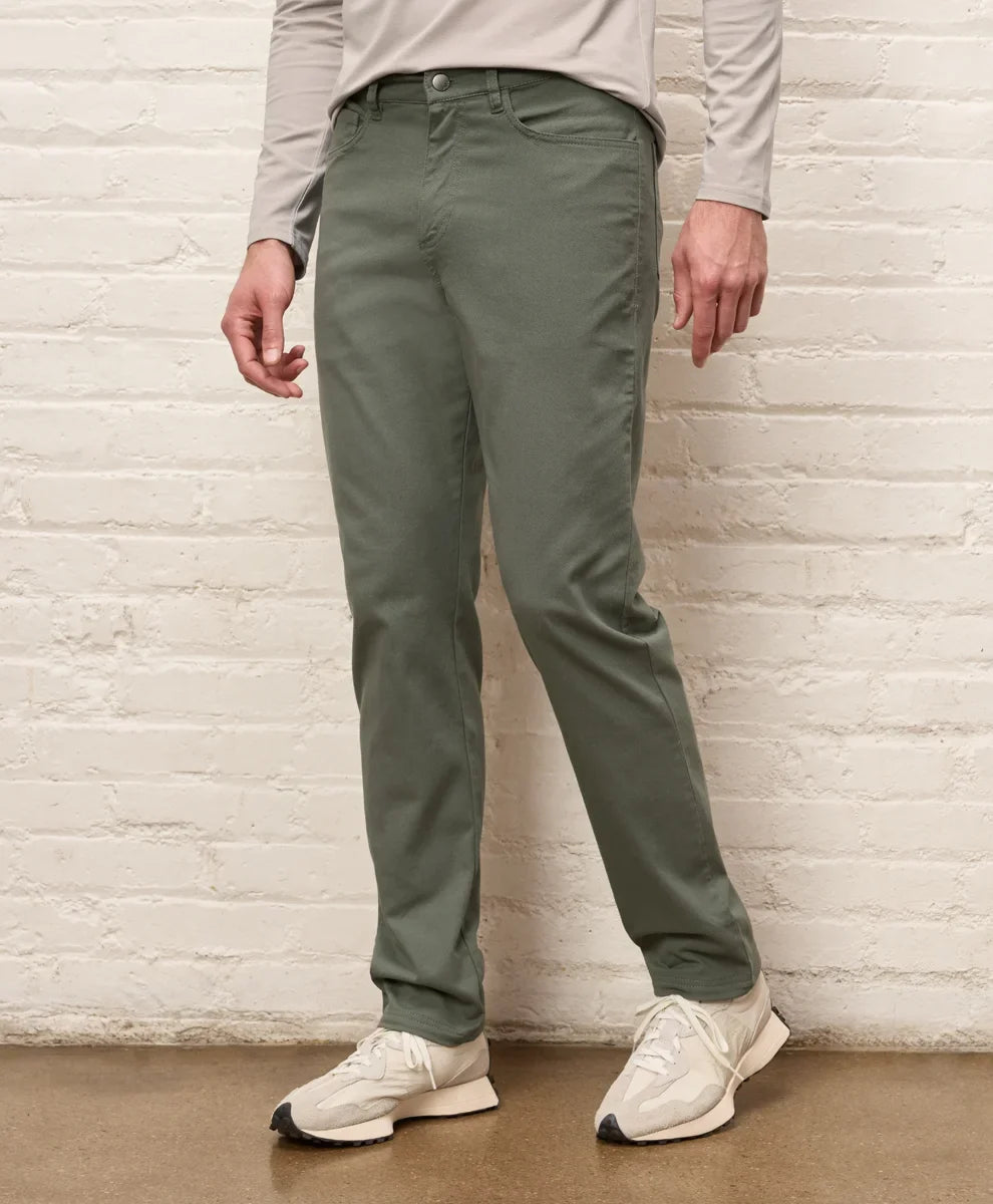 stretch twill 5-pocket pant