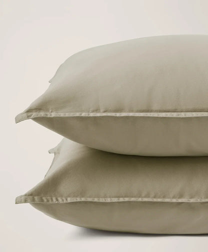 organic room service sateen sham 2-pack