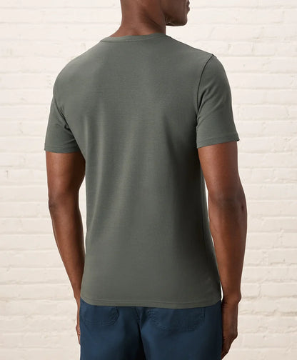 luxe essential slim fit crewneck tee