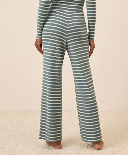 clearance easy rib wide leg lounge pant