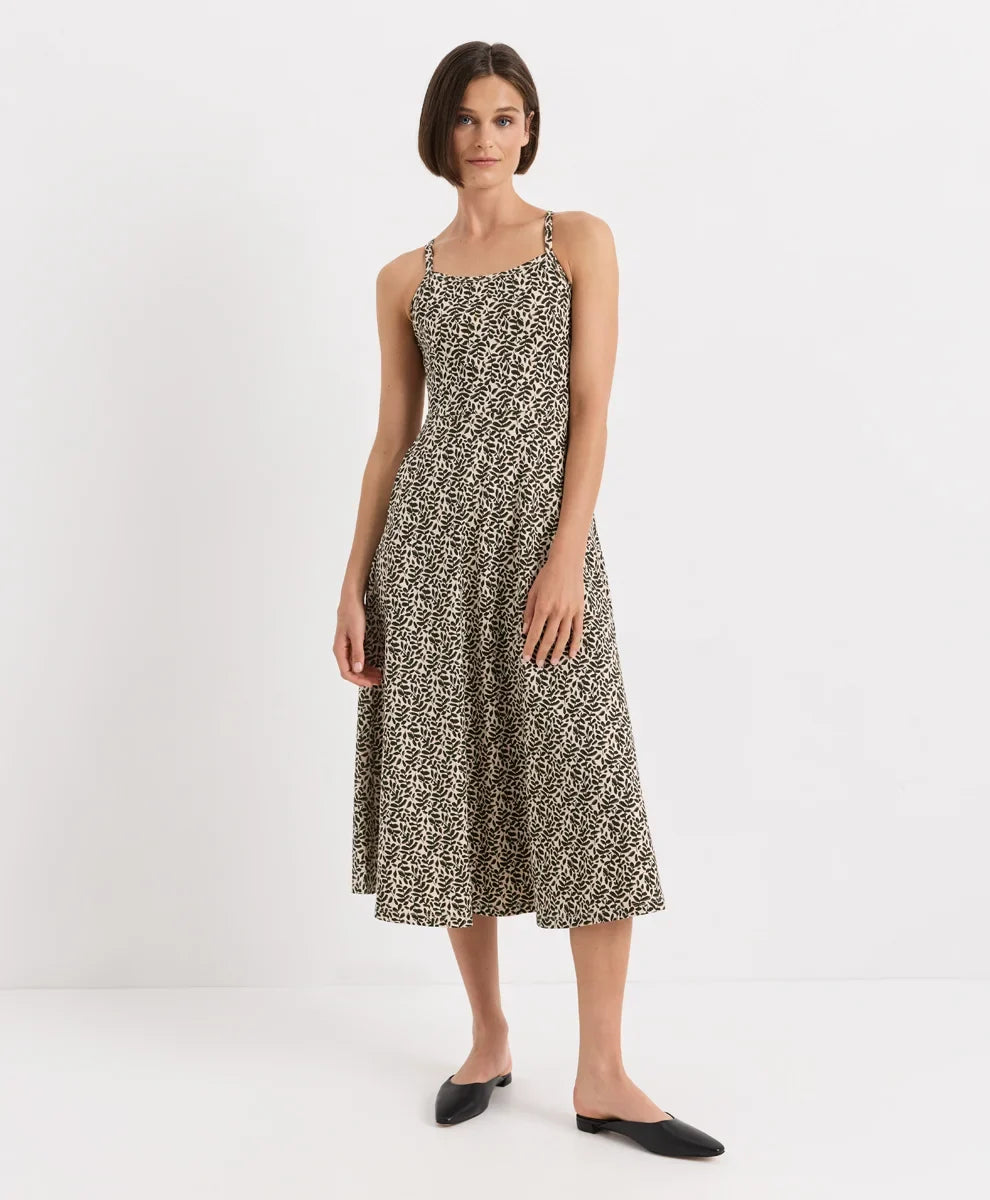 fit & flare midi dress